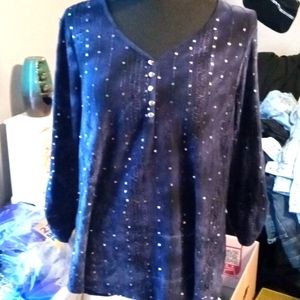 Sami and Jo ladies large quarter sleeve blouse